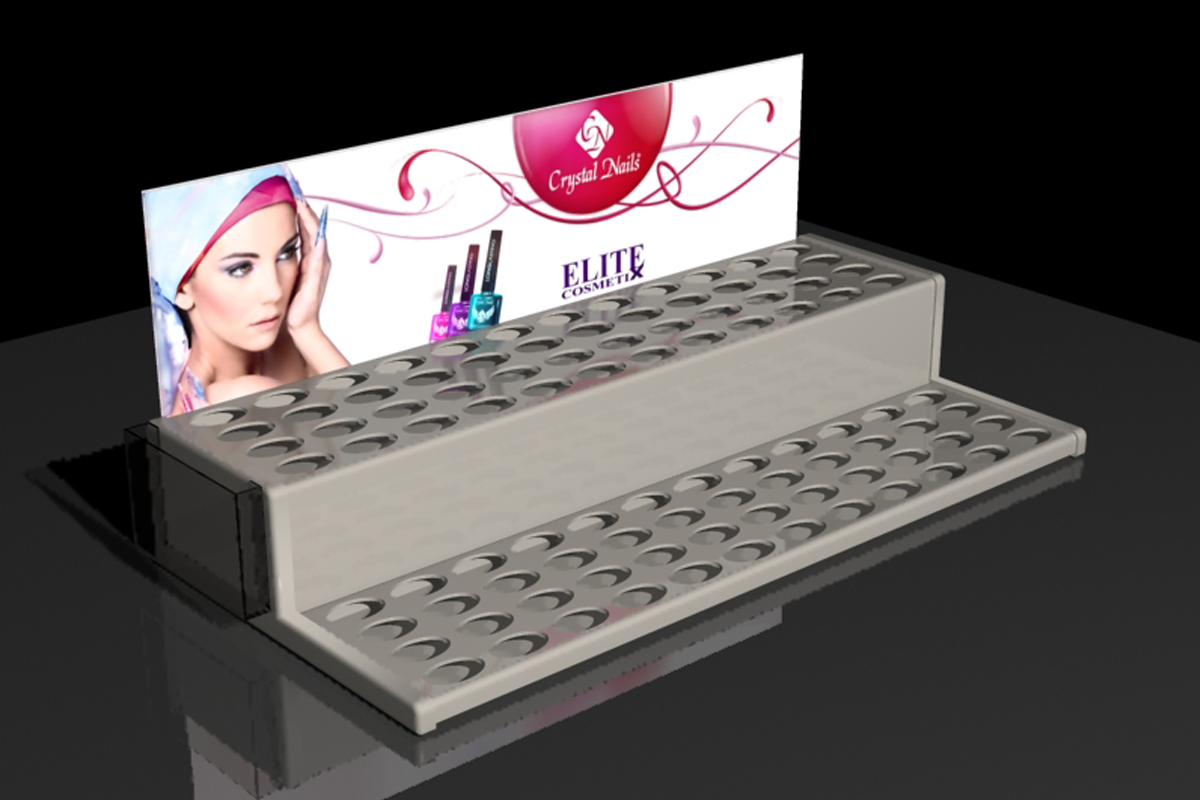 FD 1582 13 Elite Cosmetix koromlakk display